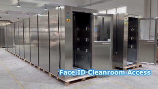 Slimme toegang schuifdeur lucht douche met gezichtsherkenning