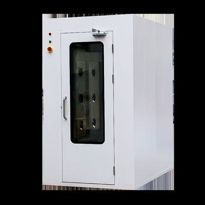 Aanpasbare poederbedekte staal / SUS304 Air douche kamer met 0-99s Verstelbare Cleanroom Air Douche