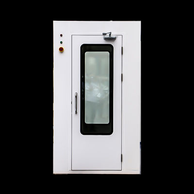 Aanpasbare poederbedekte staal / SUS304 Air douche kamer met 0-99s Verstelbare Cleanroom Air Douche
