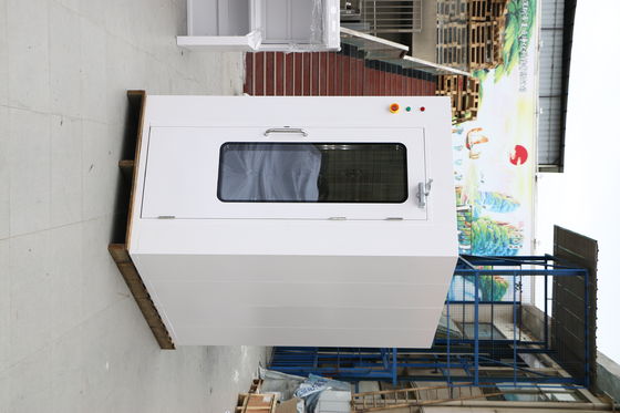 Aanpasbare poederbedekte staal / SUS304 Air douche kamer met 0-99s Verstelbare Cleanroom Air Douche