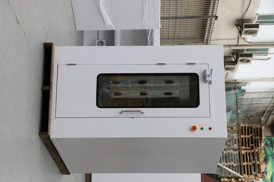 Aanpasbare poederbedekte staal / SUS304 Air douche kamer met 0-99s Verstelbare Cleanroom Air Douche