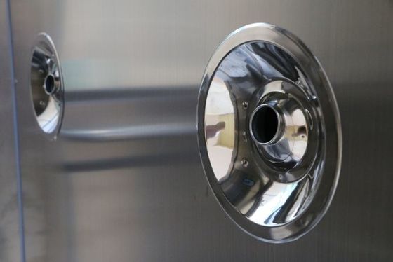 Gepersonaliseerde 360° roterende luchtuitlaat Lucht douche kamer met 304 roestvrij staal en HEPA filtratie