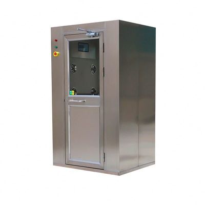 Gepersonaliseerde Cleanroom Lucht douche kamer met 0-99s verstelbare timer en 360° luchtstroomhoek in SUS304/poeder gecoate stalen plaat
