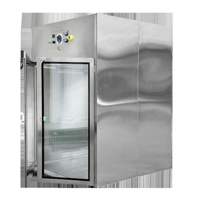 Dubbele deuren schoonruimte passbox voor laboratorium Hepa adopteert H14 Air Shower Passbox