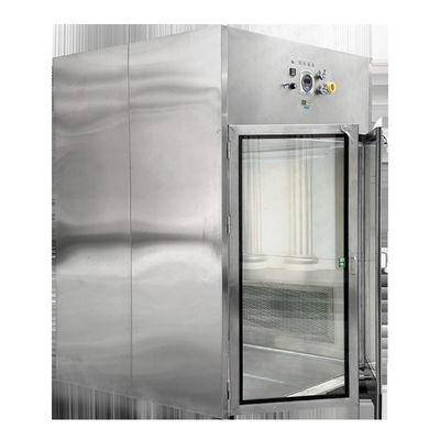 Dubbele deuren schoonruimte passbox voor laboratorium Hepa adopteert H14 Air Shower Passbox