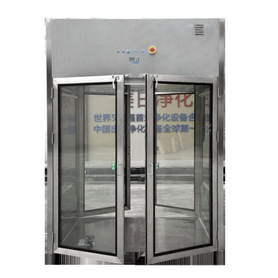 Dubbele deuren schoonruimte passbox voor laboratorium Hepa adopteert H14 Air Shower Passbox