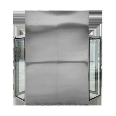Dubbele deuren schoonruimte passbox voor laboratorium Hepa adopteert H14 Air Shower Passbox