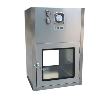 Op maat gemaakte dynamische lucht douche pass box met interne boog behandeling en naadloze verbinding