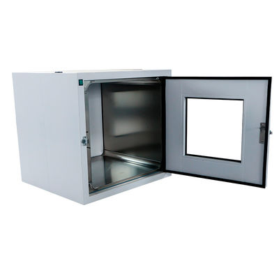 Gepersonaliseerde Lab Static Clean Room Pass Box met interne boogbehandeling en naadloze verbinding