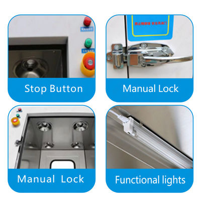 MRJH Single Story Manual Control Interlock Door Exterior Lank Finish Cold Rolled Sheet Interior Ss. Air douche Pass Box