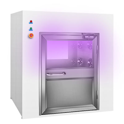 Aanpasbare laminaire UV-passbox van roestvrij staal voor cleanroomtoepassingen