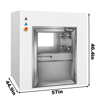 Aanpasbare laminaire UV-passbox van roestvrij staal voor cleanroomtoepassingen