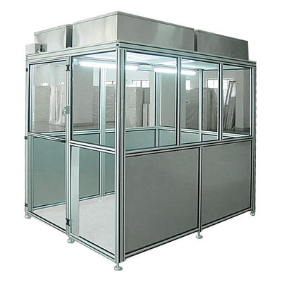 Op maat gemaakte modulaire cleanroom werkstation met HEPA ventilatorfilter eenheden en ISO5~ISO9 conformiteit