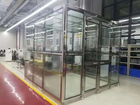 Op maat gemaakte modulaire cleanroom werkstation met HEPA ventilatorfilter eenheden en ISO5~ISO9 conformiteit