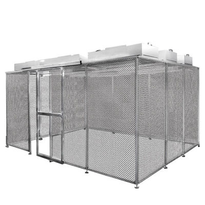 Op maat gemaakte modulaire cleanroomcabine met HEPA-filtratie en ISO 14644-conformiteit voor verontreinigingsbeheersing