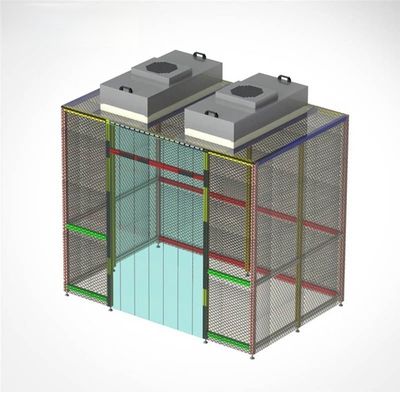 Draagbare modulaire medische schoonkamer met glazen deur