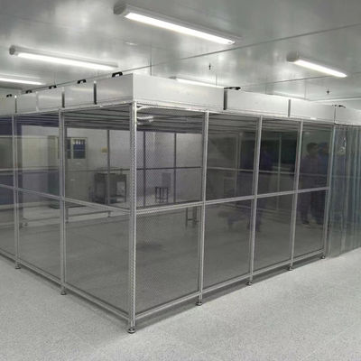 Op maat gemaakte modulaire cleanroomcabine met HEPA-filtratie en ISO 14644-conformiteit voor verontreinigingsbeheersing