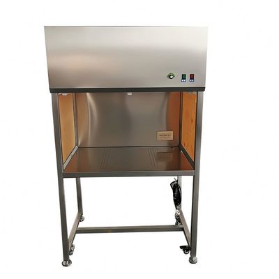 Roestvrij staal 304 schone bank met een luchtsnelheid van 0,75 m/s en een geluidsniveau van 46-58 dB met laminaire stromingskap