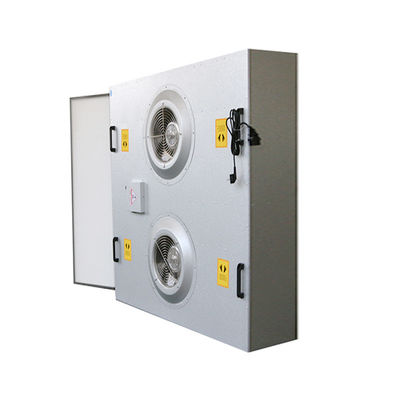Aluminium legering frame FFU Cleanroom met 315 pleats Filter en 0,8 m/s luchtstroom snelheid voor laboratorium