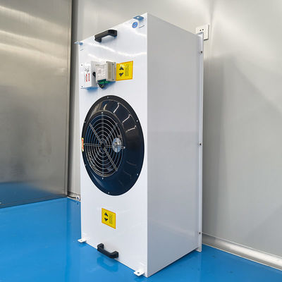 Afneembare FFU-ventilatorfilterunit met koude plaatverf en 304 roestvrij staal voor zuiveringssystemen voor schoonruimtes met HEPA-luchtsnelheid 0,45-0,75 m/s
