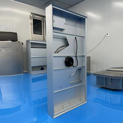 FFU-schoonruimteapparatuur met HEPA-luchtsnelheid 0,45-0,75 m/s en statische besturing