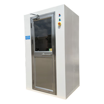 FDA-compliant 304 roestvrij staal lucht douche met convexe deur voor farmaceutische en voedingsmiddelen cleanrooms