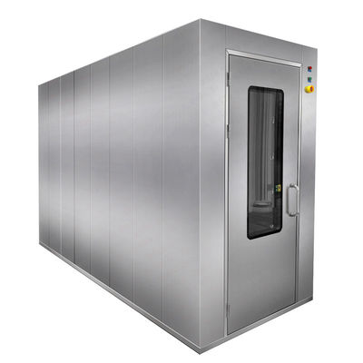 304 roestvrij staal lucht douche met dubbele luchtstroom ontwerp voor reiniging kamer decontaminatie 1240x2000x2100mm