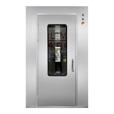 304 roestvrij staal lucht douche met dubbele luchtstroom ontwerp voor reiniging kamer decontaminatie 1240x2000x2100mm