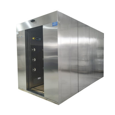 GMP Pharma Air Shower met 304 roestvrij staalconstructie, dubbelzijdige douche en microcomputercontrole