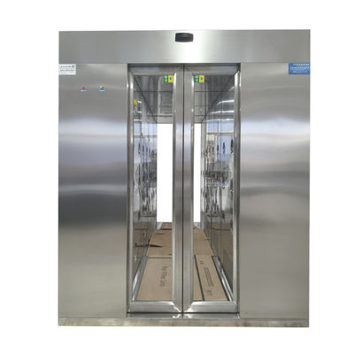 GMP Pharma Air Shower met 304 roestvrij staalconstructie, dubbelzijdige douche en microcomputercontrole