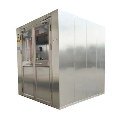 GMP gecertificeerd 201 roestvrij staal OSHA-compliant vrachtluchtdouche voor cleanroom toegang