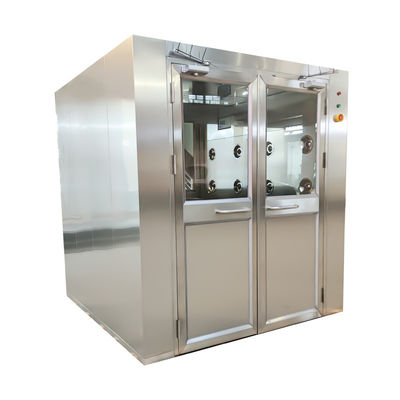304 roestvrij staal lucht douche 1950x2000x2180mm FDA-gecertificeerde dubbele deur