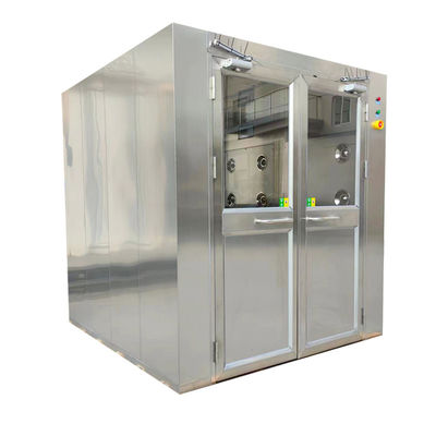304 roestvrij staal lucht douche 1950x2000x2180mm FDA-gecertificeerde dubbele deur