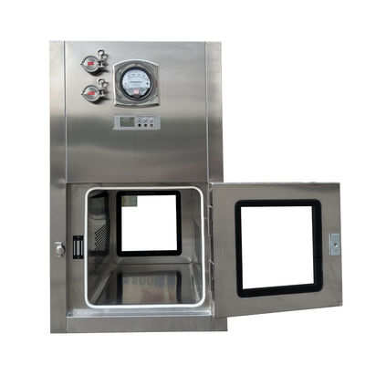 ISO-gecertificeerde Laminar Flow Pass Box. HEPA H14 en 304 staal.