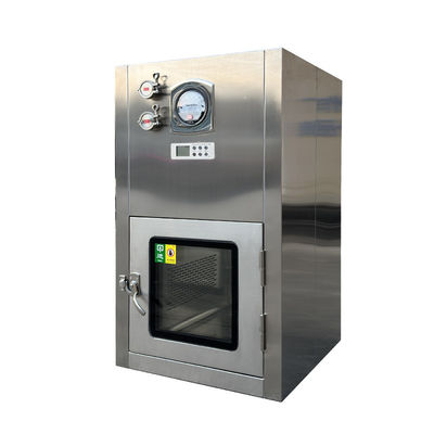 ISO-gecertificeerde Laminar Flow Pass Box. HEPA H14 en 304 staal.