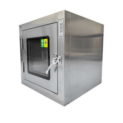 304 roestvrij staal laboratorium pass box met mechanische interlock en UV sterilisatie voor cleanroom overdracht