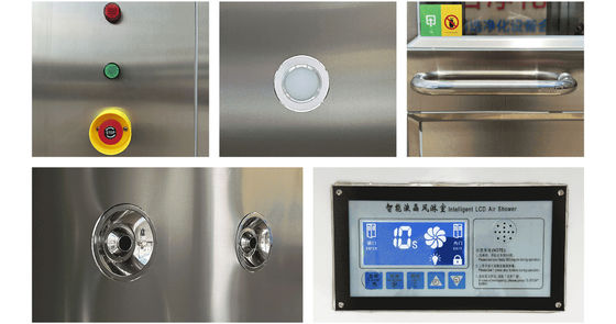 GMP-compliant Multi Air Douche. 201 staal en extra grote capaciteit.