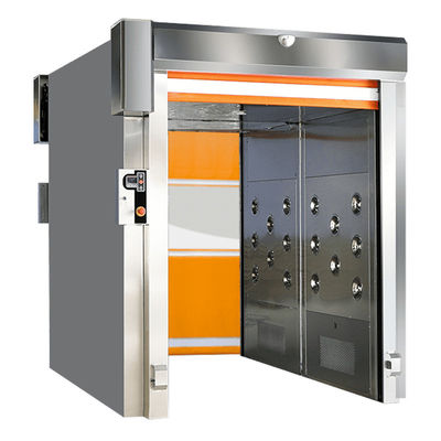 Anti-Collision lucht douche kamer met radar sensoren & DIN75200 brandwerend certificaat