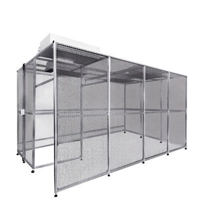 Op maat gemaakte modulaire cleanroomcabine met HEPA-filtratie en ISO 14644-conformiteit voor verontreinigingsbeheersing