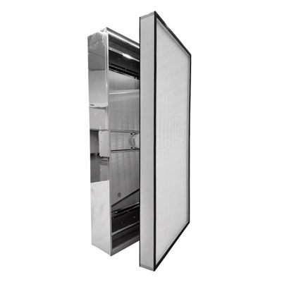 High-Volume Steel ventilatorfilter unit. Industrieel gehalte luchtfiltratie voor ruwe omgevingen.