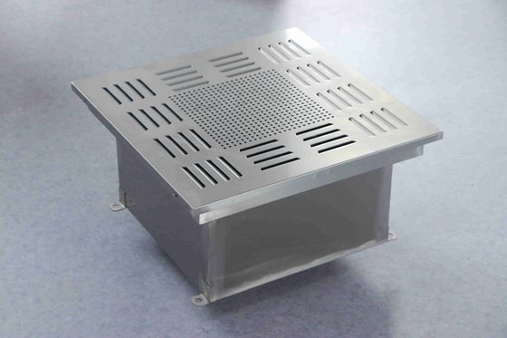 Liquid Trough HEPA Air Outlet 450×450×480 - Verzegelde ventilatie in de schoonruimte voor farmaceutische/laboratoriale toepassingen