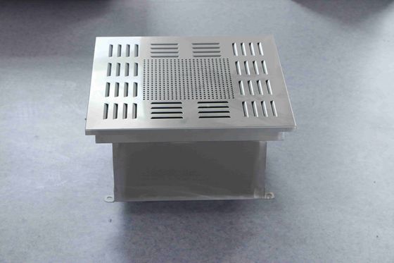 Liquid Trough HEPA Air Outlet 450×450×480 - Verzegelde ventilatie in de schoonruimte voor farmaceutische/laboratoriale toepassingen