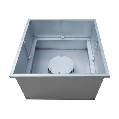 Hoog rendement 1500 CFM plafondluchtuitlaat met gebakken verfstaal voor energiebesparing in HVAC-systemen