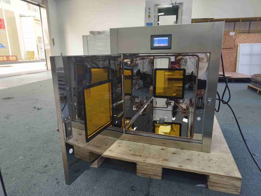 Xenon licht sterilisatie overdracht venster. 99,99% doden percentage in 3 minuten. Cleanroom, lab en ziekenhuis veilig materiaal doorlopen.