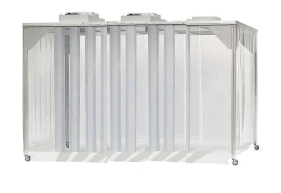 Aanpasbare modulaire schoonkamer met HEPA-filtratie en ISO 8-naleving voor industriële toepassingen