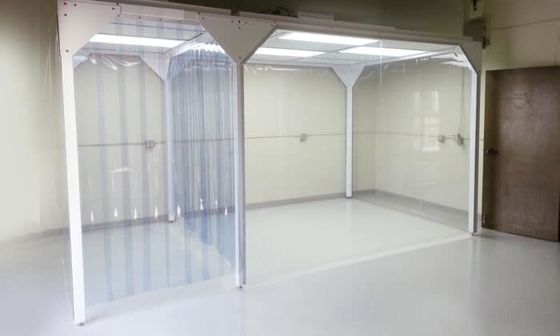 Draagbare modulaire medische schoonkamer met glazen deur