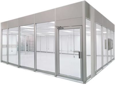 Aangepaste ISO 14644-1-conforme cleanroomcabine met aluminium frameconstructie en verstelbare luchtstroomregeling