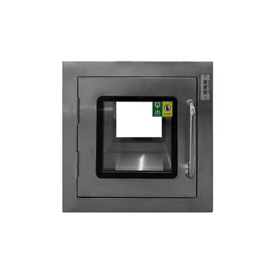 Stralingsbestendige overdrachtsluik met dubbele loodbeschermde kamers, loodgelijkwaardigheid 10-50 mm, en HEPA/ULPA-filtratie voor veilige materiaalbehandeling