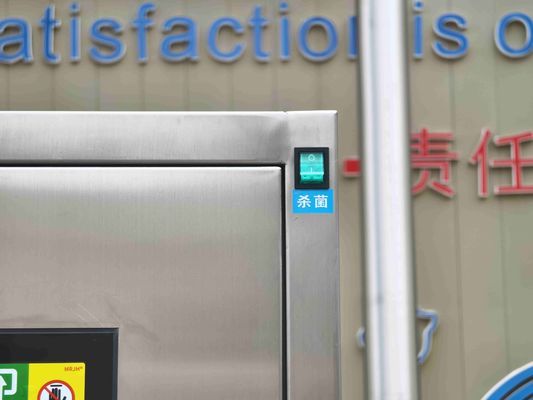 Ultra-veilige, mechanisch vergrendelde, drievoudig gelaagde passbox met UV-sterilisatie