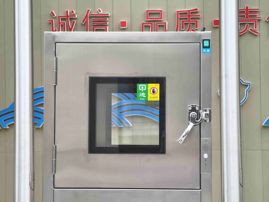 Ultra-veilige, mechanisch vergrendelde, drievoudig gelaagde passbox met UV-sterilisatie